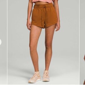 Lululemon inner glow shorts copper brown 2